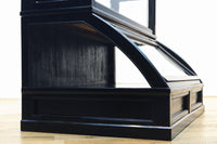 稀少ブラックカラー‼ディスプレイが映えるデザイン性の高いガラスケース BB2218