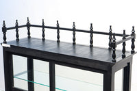 稀少ブラックカラー‼ディスプレイが映えるデザイン性の高いガラスケース BB2218