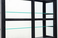 稀少ブラックカラー‼ディスプレイが映えるデザイン性の高いガラスケース BB2218