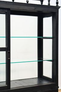 稀少ブラックカラー‼ディスプレイが映えるデザイン性の高いガラスケース BB2218