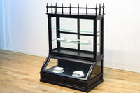 稀少ブラックカラー‼ディスプレイが映えるデザイン性の高いガラスケース BB2218