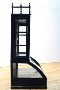 稀少ブラックカラー‼ディスプレイが映えるデザイン性の高いガラスケース BB2218