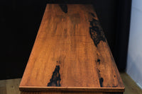 珍品!!無垢材の黒柿杢目が流れる堂々とした越後収納箪笥 BB2226