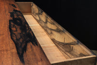 珍品!!無垢材の黒柿杢目が流れる堂々とした越後収納箪笥 BB2226