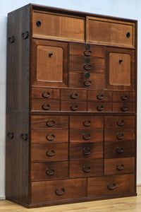 全面総桑材!! 素材の風合いが心地の良い収納箪笥 BB2228