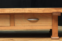 テレビ台に!! 一枚板を使用した頑丈な木地色の裁ち台 BB2241