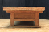 テレビ台に!! 一枚板を使用した頑丈な木地色の裁ち台 BB2241