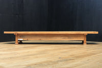 テレビ台に!! 一枚板を使用した頑丈な木地色の裁ち台 BB2241