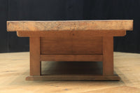 テレビ台に!! 一枚板を使用した頑丈な木地色の裁ち台 BB2241