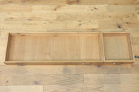 テレビ台に!! 一枚板を使用した頑丈な木地色の裁ち台 BB2241