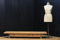 テレビ台に!! 一枚板を使用した頑丈な木地色の裁ち台 BB2241