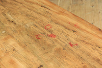 テレビ台に!! 一枚板を使用した頑丈な木地色の裁ち台 BB2241