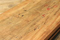 テレビ台に!! 一枚板を使用した頑丈な木地色の裁ち台 BB2241