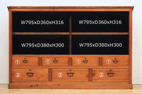 温かみある色艶でレトロ感のあるガラスケース BB2249