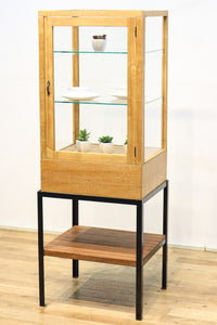 ディスプレイに最適なアイアンフレーム付き五面ガラスケース BB2262