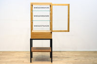 ディスプレイに最適なアイアンフレーム付き五面ガラスケース BB2262