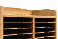 昭和レトロ!! 細かく仕分けができる書類収納ケース BB2318