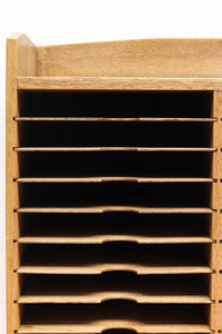 昭和レトロ!! 細かく仕分けができる書類収納ケース BB2318