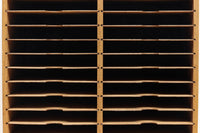 昭和レトロ!! 細かく仕分けができる書類収納ケース BB2318