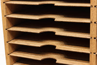 昭和レトロ!! 細かく仕分けができる書類収納ケース BB2318