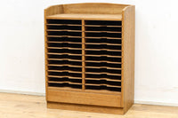 昭和レトロ!! 細かく仕分けができる書類収納ケース BB2318