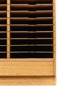 昭和レトロ!! 細かく仕分けができる書類収納ケース BB2318