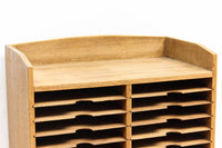 昭和レトロ!! 細かく仕分けができる書類収納ケース BB2318