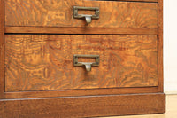 華やかな杢目模様と持ち手金具が素敵な小箪笥 BB2334