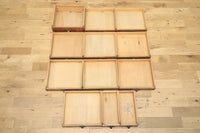 華やかな杢目模様と持ち手金具が素敵な小箪笥 BB2334