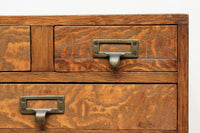 華やかな杢目模様と持ち手金具が素敵な小箪笥 BB2334