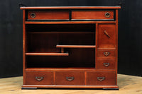 上品な造りと色艶で空間が華やぐ飾り棚 BB2409