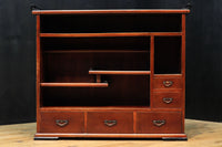 上品な造りと色艶で空間が華やぐ飾り棚 BB2409