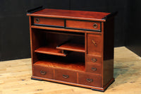 上品な造りと色艶で空間が華やぐ飾り棚 BB2409