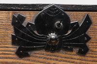 杢目が引き立つアイアンフレーム付き衣裳箪笥 BB2476