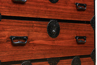 珍品‼ 総桐‼ 隠し小箱を多数備えた見事な造りと風合いが美しい最上収納箪笥 BB2484