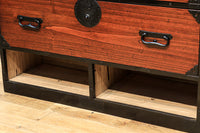 珍品‼ 総桐‼ 隠し小箱を多数備えた見事な造りと風合いが美しい最上収納箪笥 BB2484