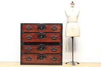 稀少!! 見栄えのする蕪の装飾金具で趣き深い庄内衣裳箪笥 BB2561