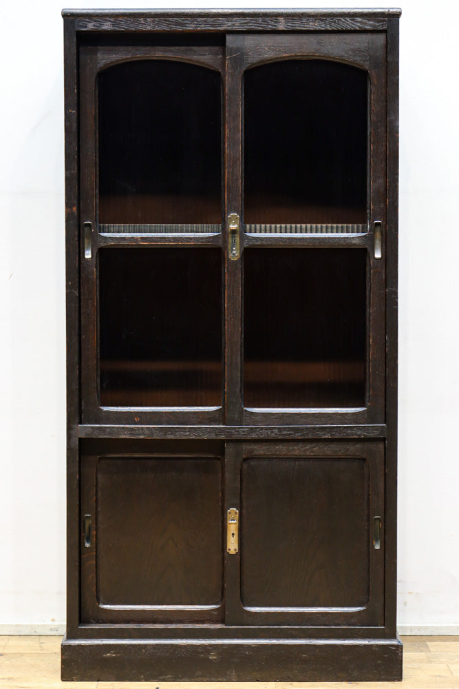 Art Deco ebonised 収納キャビネット