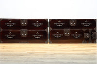 上品な漆を縁起の良い絵柄が雅に飾る二本松衣裳箪笥 BB2681