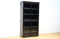 空間が引き締まる黒い色彩のレトロガラスケース BB2709