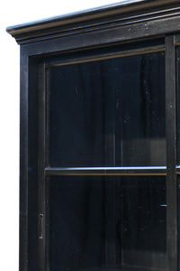 空間が引き締まる黒い色彩のレトロガラスケース BB2709