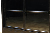 空間が引き締まる黒い色彩のレトロガラスケース BB2709