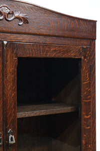 装飾性の高い杢目模様がレトロ感を高めるガラスケース BB2724