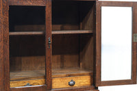 装飾性の高い杢目模様がレトロ感を高めるガラスケース BB2724