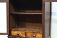 装飾性の高い杢目模様がレトロ感を高めるガラスケース BB2724