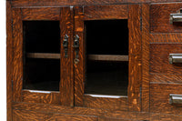 装飾性の高い杢目模様がレトロ感を高めるガラスケース BB2724