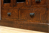 装飾性の高い杢目模様がレトロ感を高めるガラスケース BB2724