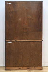 装飾性の高い杢目模様がレトロ感を高めるガラスケース BB2724