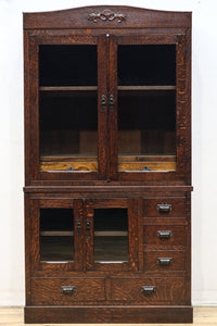 装飾性の高い杢目模様がレトロ感を高めるガラスケース BB2724