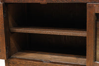 装飾性の高い杢目模様がレトロ感を高めるガラスケース BB2724